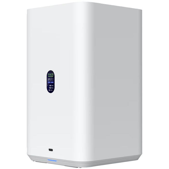Ubiquiti UniFi  UNAS-2-W-EU Network Attached Storage with (2) 3.5inch HDD bays, 2.5 GbE networking, USB-C – product photo