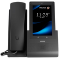 Ubiquiti UniFi UTP-G3-Touch-Pro desktop smartphone for UniFi Talk, featuring a 5inch touch display and seamless integration with UniFi applications - product photo