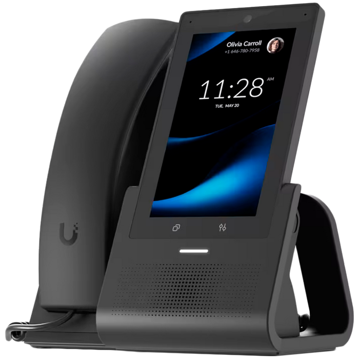 Ubiquiti UniFi UTP-G3-Touch-Pro desktop smartphone for UniFi Talk, featuring a 5inch touch display and seamless integration with UniFi applications - image 2